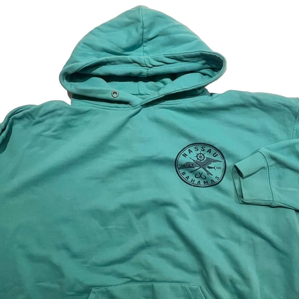 Pacific & Co Nassau Bahamas Blue Women Long Sleeve Sweater Large‎ Hoodie